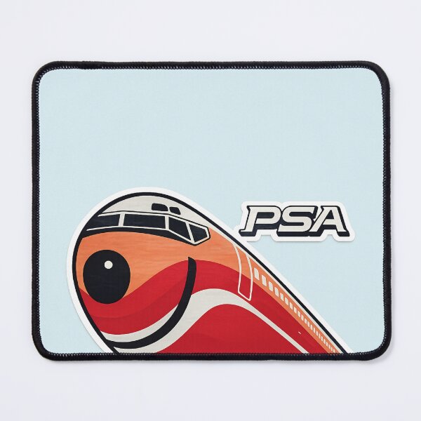 Item preview, PSA Airlines Pacific Southwest airplane smile retro vintage designed and sold by PilotandPlane.