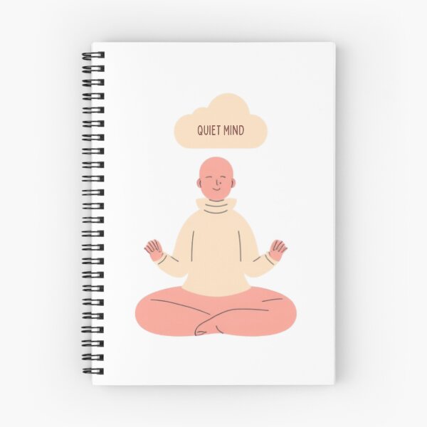 Item preview, Quiet Mind – Calm Meditation Aesthetic Illustration designed and sold by CHILLORA.
