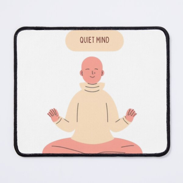 Item preview, Quiet Mind – Calm Meditation Aesthetic Illustration designed and sold by CHILLORA.