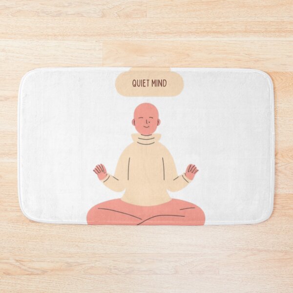 Item preview, Quiet Mind – Calm Meditation Aesthetic Illustration designed and sold by CHILLORA.