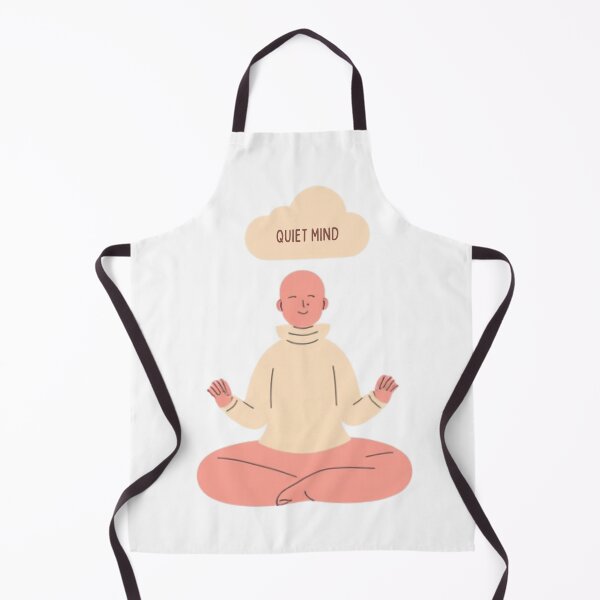 Item preview, Quiet Mind – Calm Meditation Aesthetic Illustration designed and sold by CHILLORA.