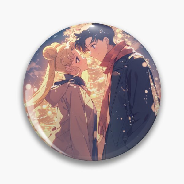 Item preview, Usagi and Seiya Christmas designed and sold by Solace Sparkles.