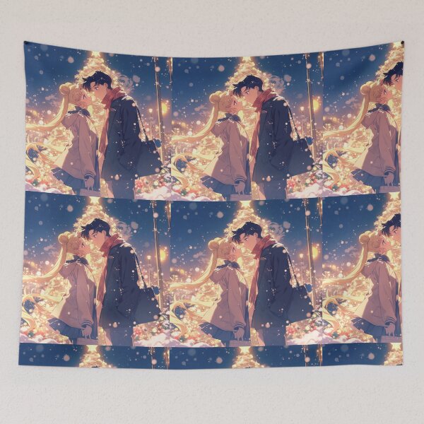 Item preview, Usagi and Seiya Christmas designed and sold by Solace Sparkles.