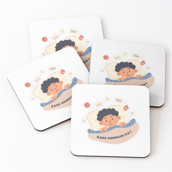 Item preview, Bare Minimum Day – Chill Mental Health Aesthetic Design designed and sold by CHILLORA.