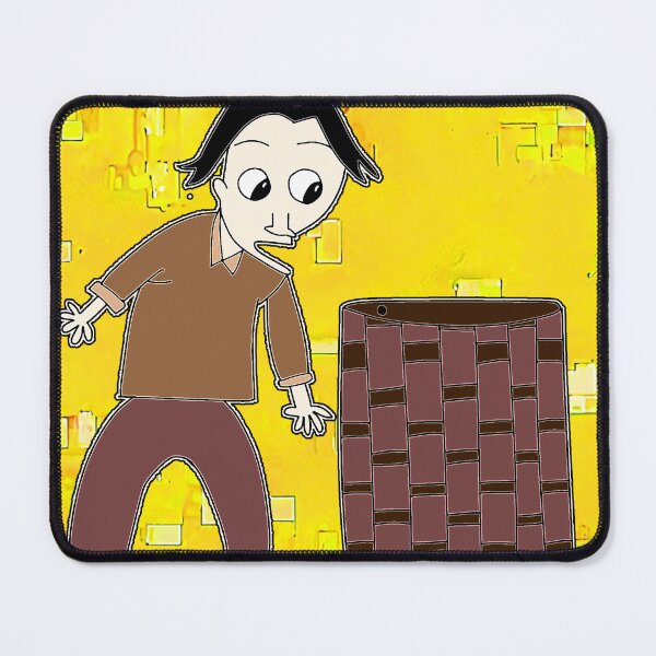 Item preview, "Cartoon Character Exploring Woven Basket" designed and sold by nighttime1990.