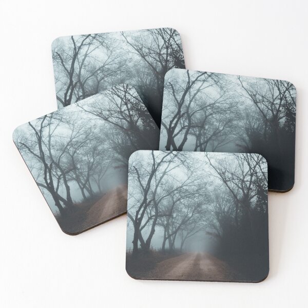 Item preview, Dirt Road Through a Foggy Canopy of Bare Trees designed and sold by RubyDelAngel.