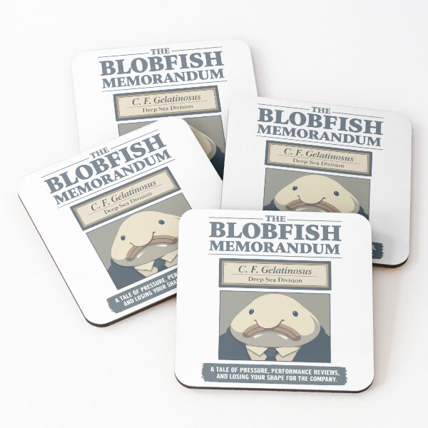 Item preview, Blobfish Memorandum Deep Sea Office Satire designed and sold by WildlifeInc.