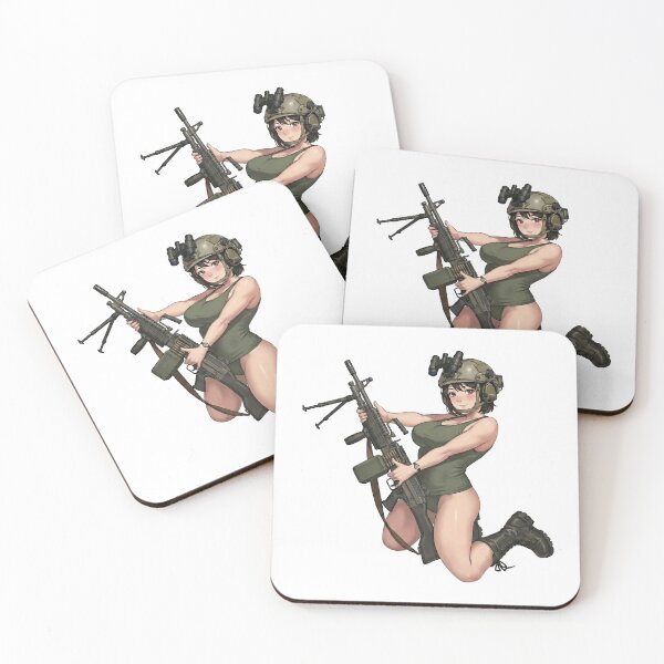 Item preview, Machine Gun Girl designed and sold by RAWLIFEGRAPHIC.