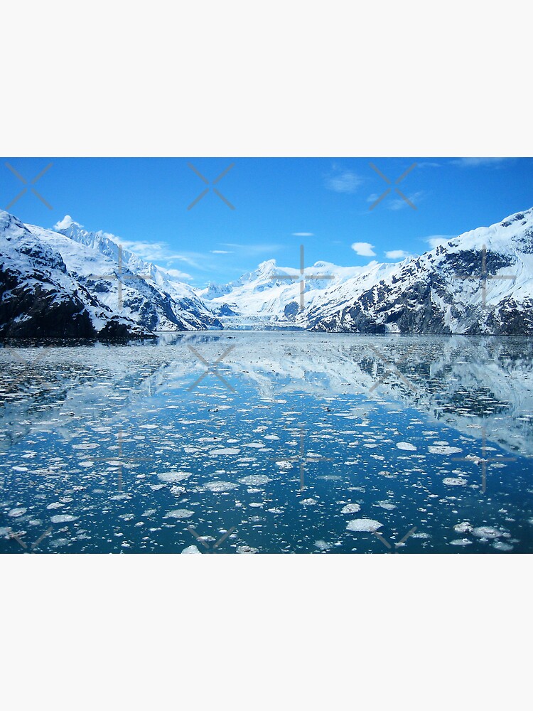 "Glacier Ice, Glacier Bay, Gustavus, Alaska" Sticker for Sale by