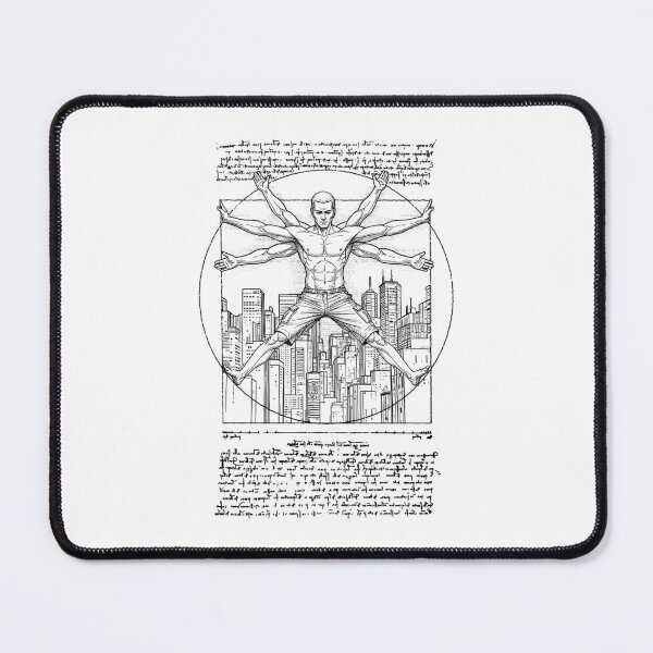 Item preview, Parkour Traceur Urban Funny Vitruvian Man Leonardo Da Vinci designed and sold by GrandeDuc.