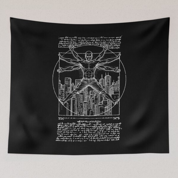 Item preview, Parkour Traceur Urban Funny Vitruvian Man Leonardo Da Vinci designed and sold by GrandeDuc.