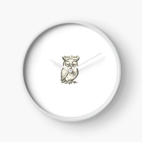 Item preview, Hoo’s Tired? Owl Design designed and sold by MavaDesigns.