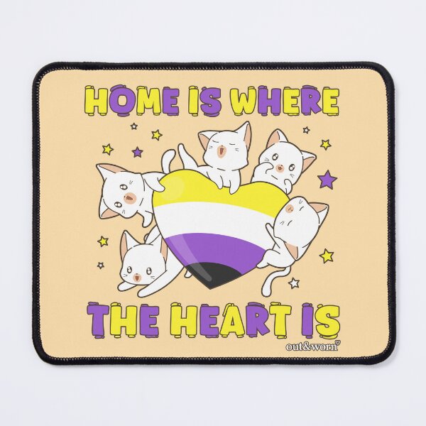 Item preview, Home Is Where The Heart Is - Nonbinary Design designed and sold by outandworn.