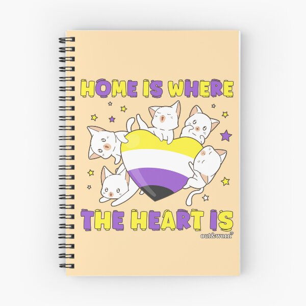Item preview, Home Is Where The Heart Is - Nonbinary Design designed and sold by outandworn.