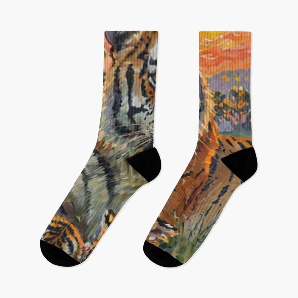 Item preview, Tiger mum with two cubs designed and sold by sid1802.