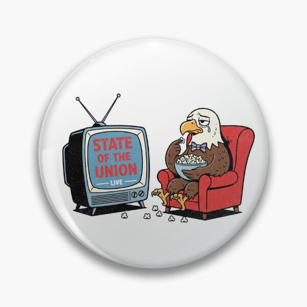 Item preview, State of the Union Live - Funny Political Eagle T-Shirt designed and sold by CivicRoastCo.