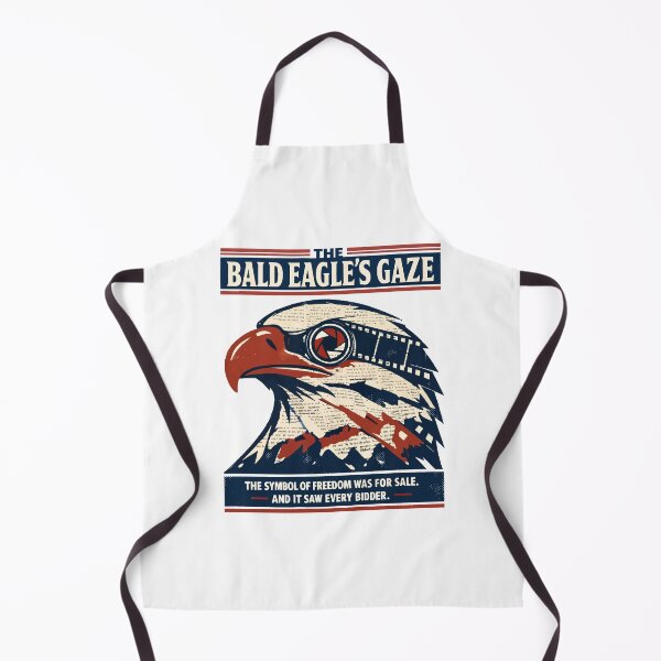 Item preview, Bald Eagle’s Gaze Political Satire Art designed and sold by WildlifeInc.