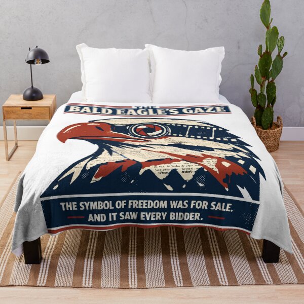 Item preview, Bald Eagle’s Gaze Political Satire Art designed and sold by WildlifeInc.