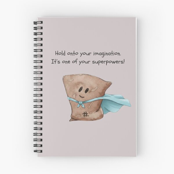 Item preview, Hold onto Imagination - Brown BooBoo designed and sold by booboos-rescue.