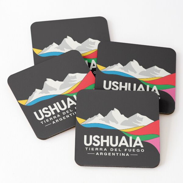 Item preview, Ushuaia Tierra del Fuego Argentina – Minimalist Mountain Vintage Travel designed and sold by paulo silveira.
