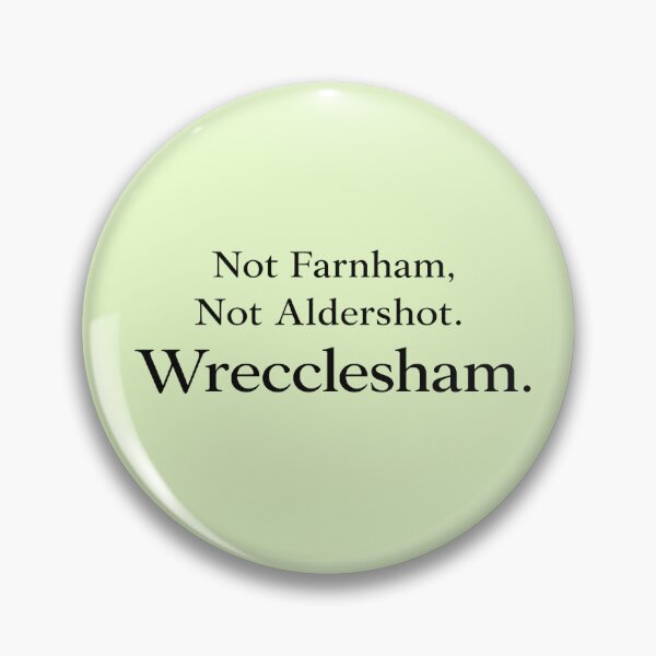 Item preview, Not Farnham. Not Aldershot. Wrecclesham. | Surrey Village Pride | Bold Minimal Typography designed and sold by ThatSurreyLife.
