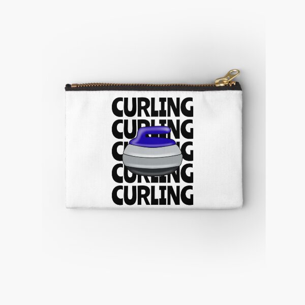 Item preview, Blue Curling Stone Typography designed and sold by Sartoris Art.