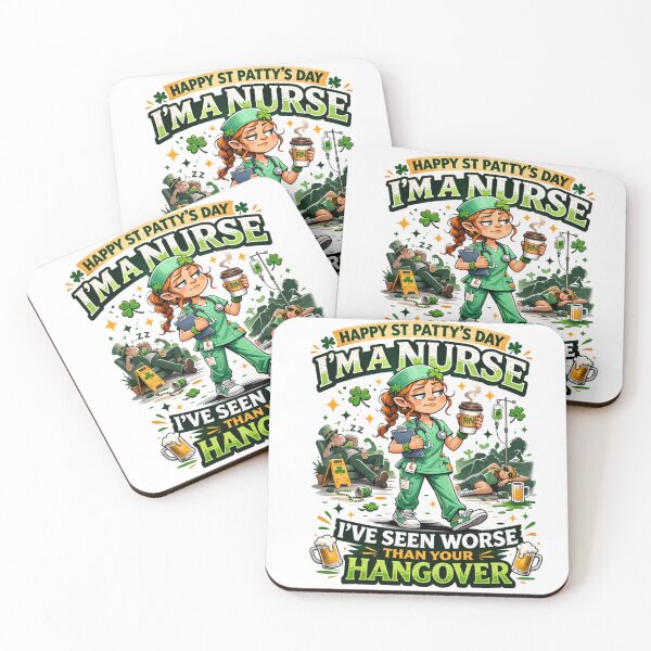 Item preview, St Pattys Day Nurse designed and sold by Spectrum-DI.
