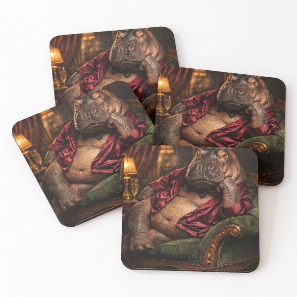 Item preview, Velvet Confidence – Hippo Boudoir Lounge Portrait v1 designed and sold by iMIGHTwearTHAT.