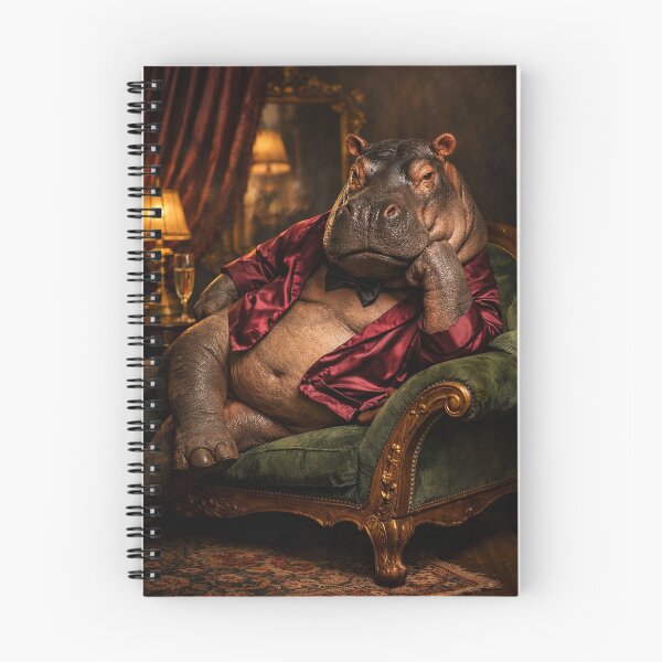 Item preview, Velvet Confidence – Hippo Boudoir Lounge Portrait v1 designed and sold by iMIGHTwearTHAT.