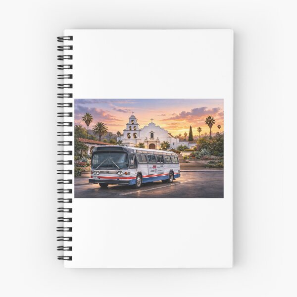 Item preview, San Diego Transit GM new look at the Mission San Diego de Alcalá. designed and sold by StopRequest.