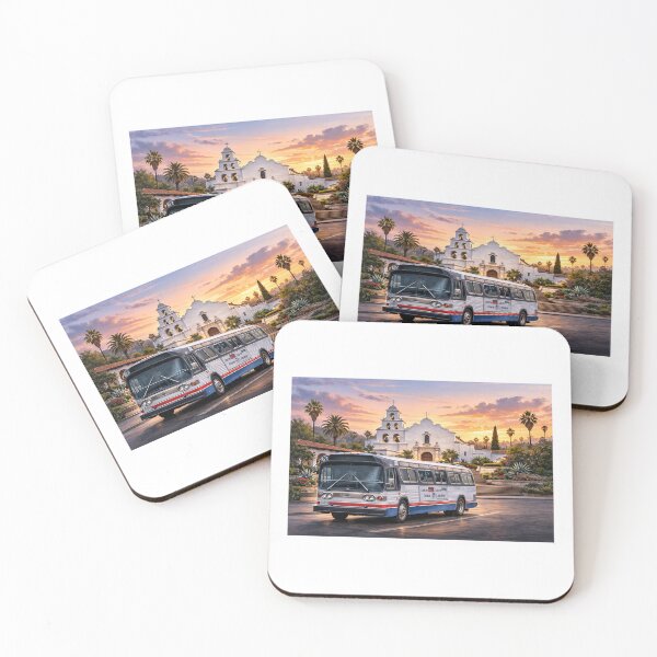 Item preview, San Diego Transit GM new look at the Mission San Diego de Alcalá. designed and sold by StopRequest.