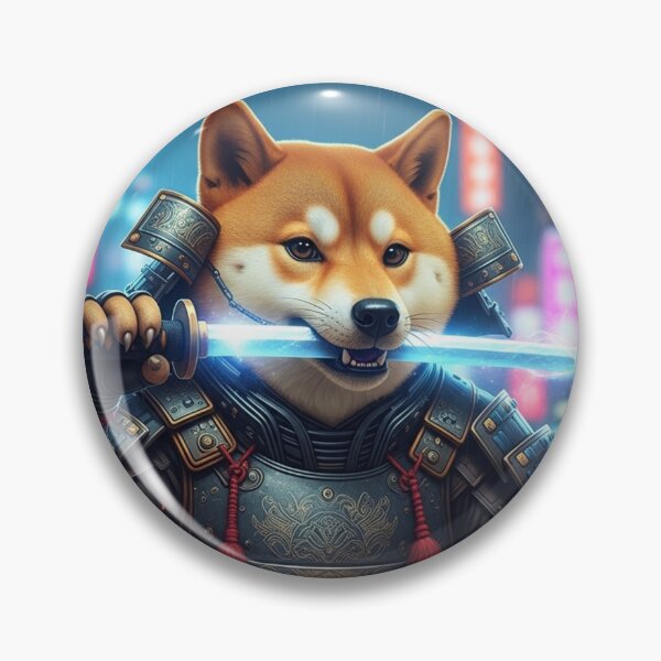 Item preview, Fearless Canine Samurai designed and sold by PetJoyPrintsCO.