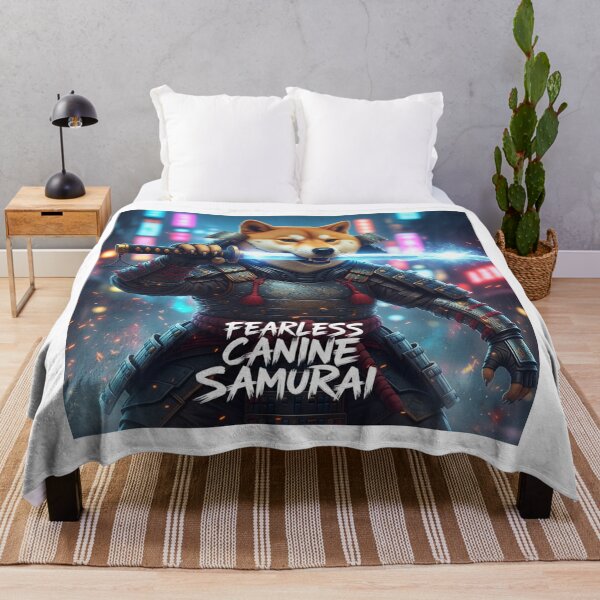 Item preview, Fearless Canine Samurai designed and sold by PetJoyPrintsCO.