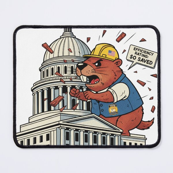 Item preview, DOGE Certified Cost Cutter - Funny Government Efficiency T-Shirt designed and sold by CivicRoastCo.