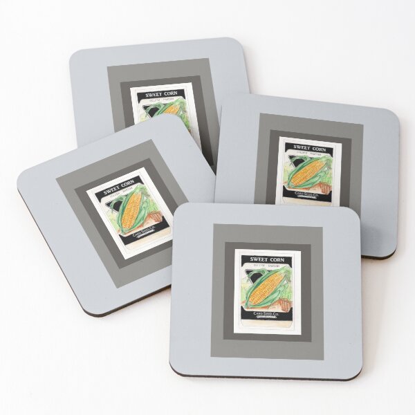 Item preview, Sweet Corn Seed Packet - watercolor reproduction designed and sold by Annie Mason Art.