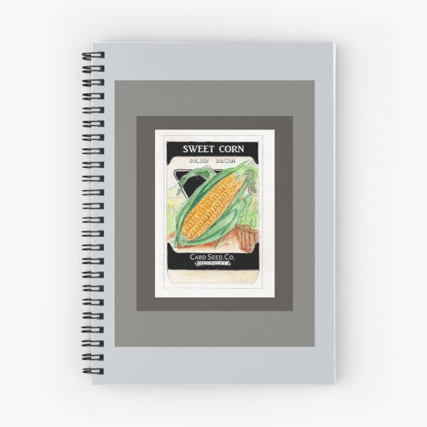 Item preview, Sweet Corn Seed Packet - watercolor reproduction designed and sold by Annie Mason Art.