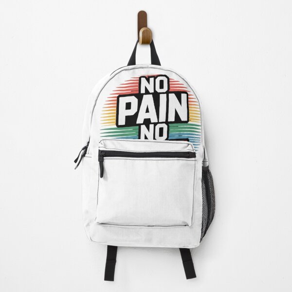 Item preview, No Pain No Gain Retro Fitness Design designed and sold by Saurabh86.