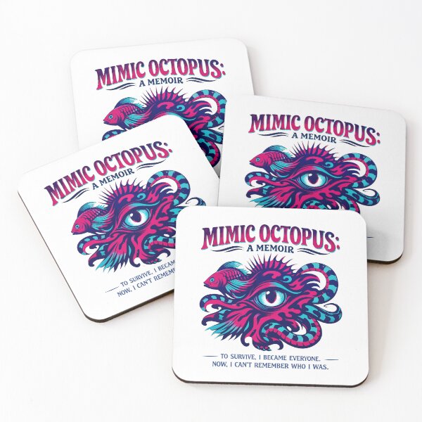 Item preview, Mimic Octopus Identity Crisis Psychedelic Art designed and sold by WildlifeInc.