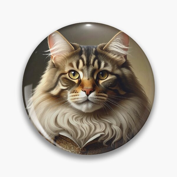 Item preview, Royal Maine Coon Renaissance Portrait designed and sold by Rutvain.