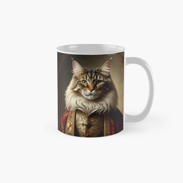 Item preview, Royal Maine Coon Renaissance Portrait designed and sold by Rutvain.