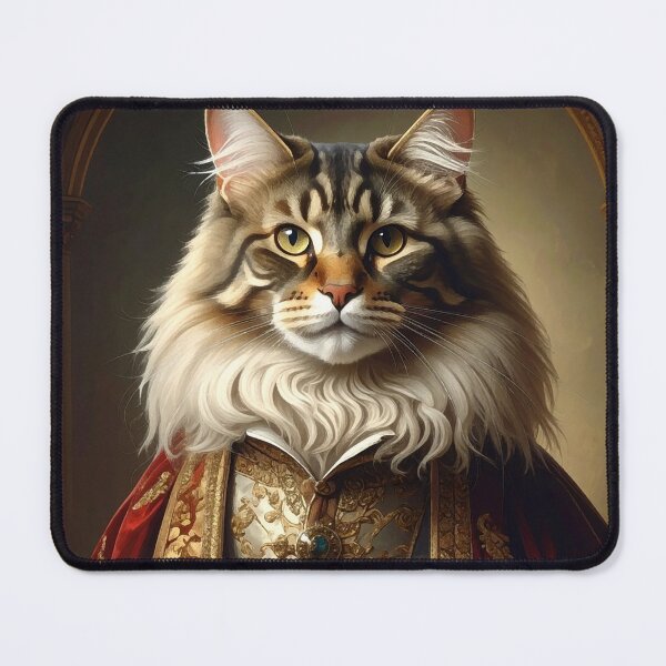 Item preview, Royal Maine Coon Renaissance Portrait designed and sold by Rutvain.