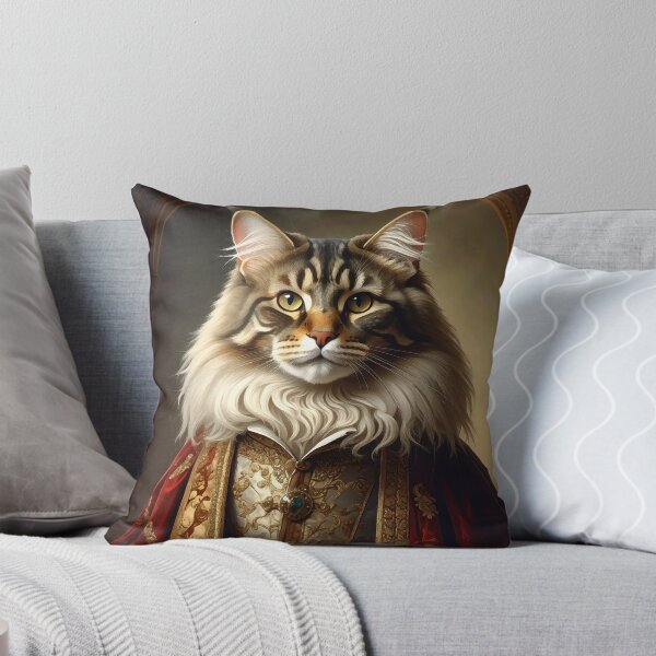Item preview, Royal Maine Coon Renaissance Portrait designed and sold by Rutvain.