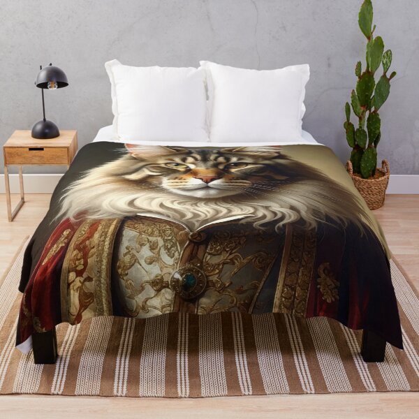 Item preview, Royal Maine Coon Renaissance Portrait designed and sold by Rutvain.