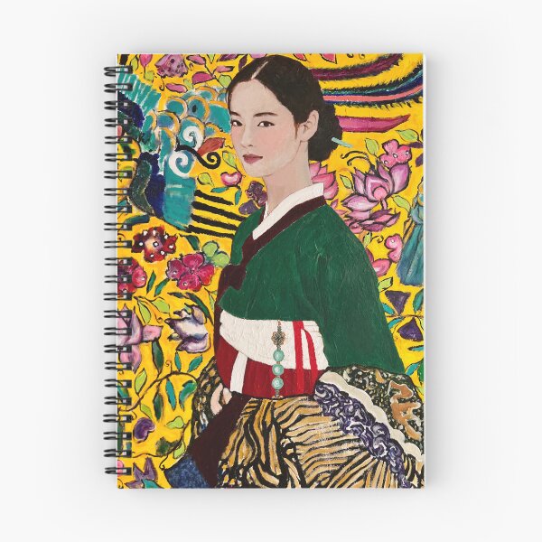 Item preview, Woman in Hanbok of Homage to Gustav Klimt  designed and sold by Haelyn Y.