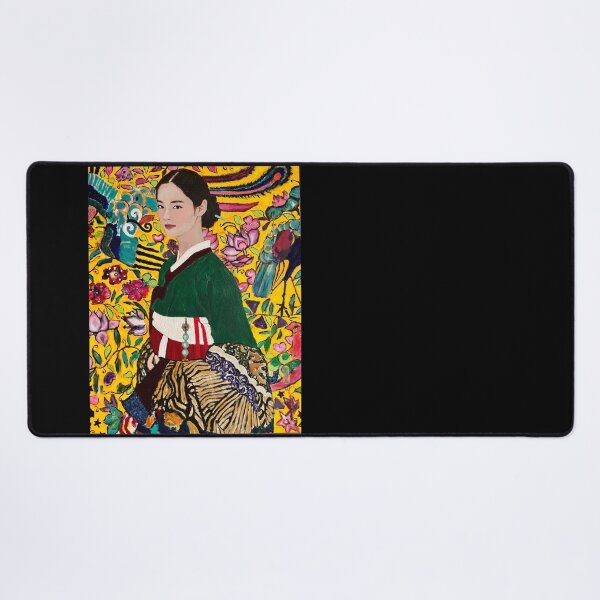 Item preview, Woman in Hanbok of Homage to Gustav Klimt  designed and sold by Haelyn Y.
