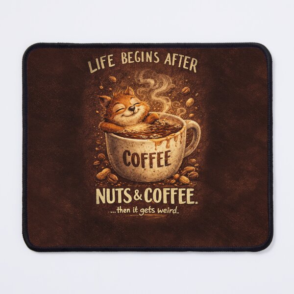 Item preview, Nuts & Coffee Make Squirrel Wierd designed and sold by SecretSquirrellDesigns.