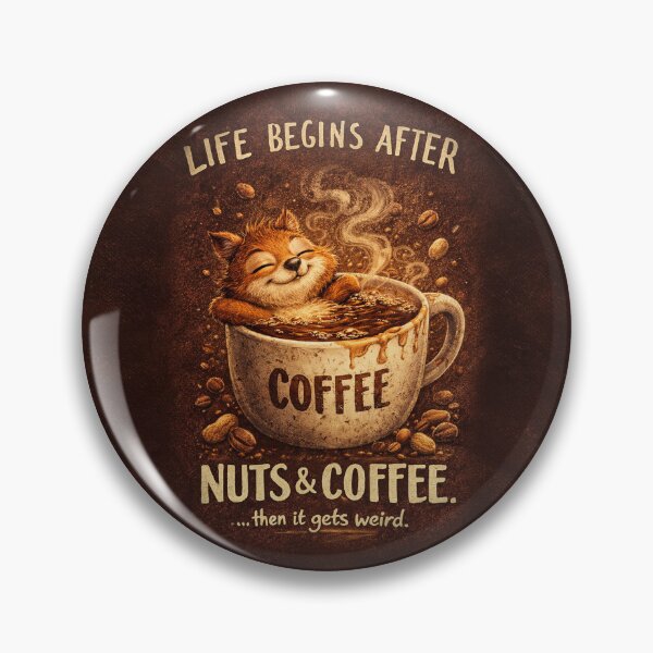 Item preview, Nuts & Coffee Make Squirrel Wierd designed and sold by SecretSquirrellDesigns.