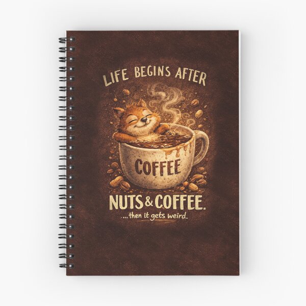 Item preview, Nuts & Coffee Make Squirrel Wierd designed and sold by SecretSquirrellDesigns.