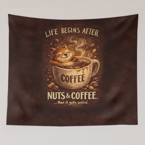 Item preview, Nuts & Coffee Make Squirrel Wierd designed and sold by SecretSquirrellDesigns.