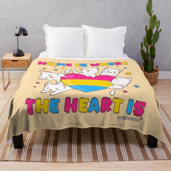 Item preview, Home Is Where The Heart Is - Pansexual Design designed and sold by outandworn.